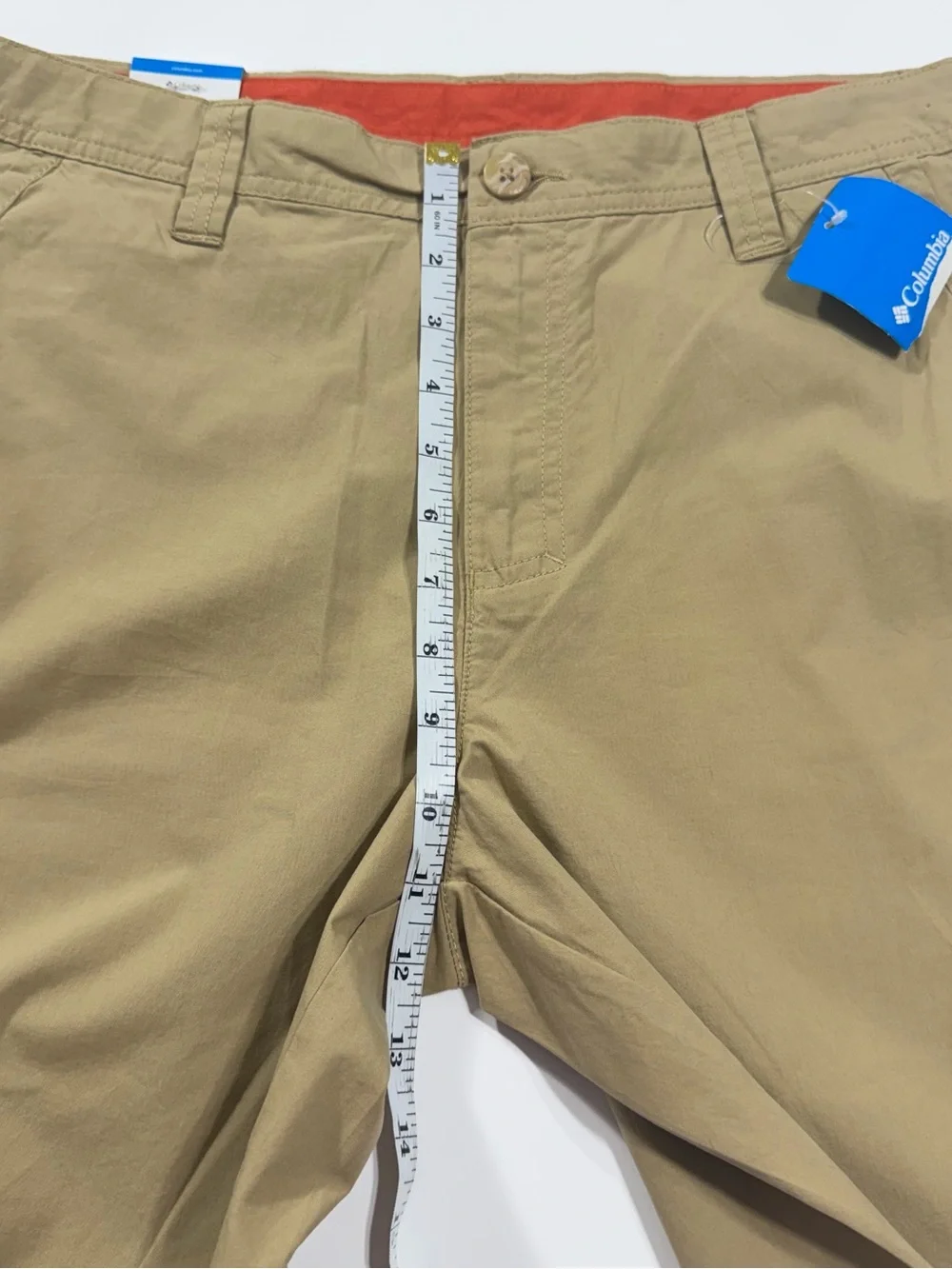 Columbia Washed Out Shorts Men’s 32 Crouton Khaki Tan 10” NWT